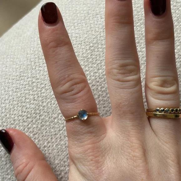 Moonstone Homespun Ring
Satomi Kawakita - Picture 2 of 5